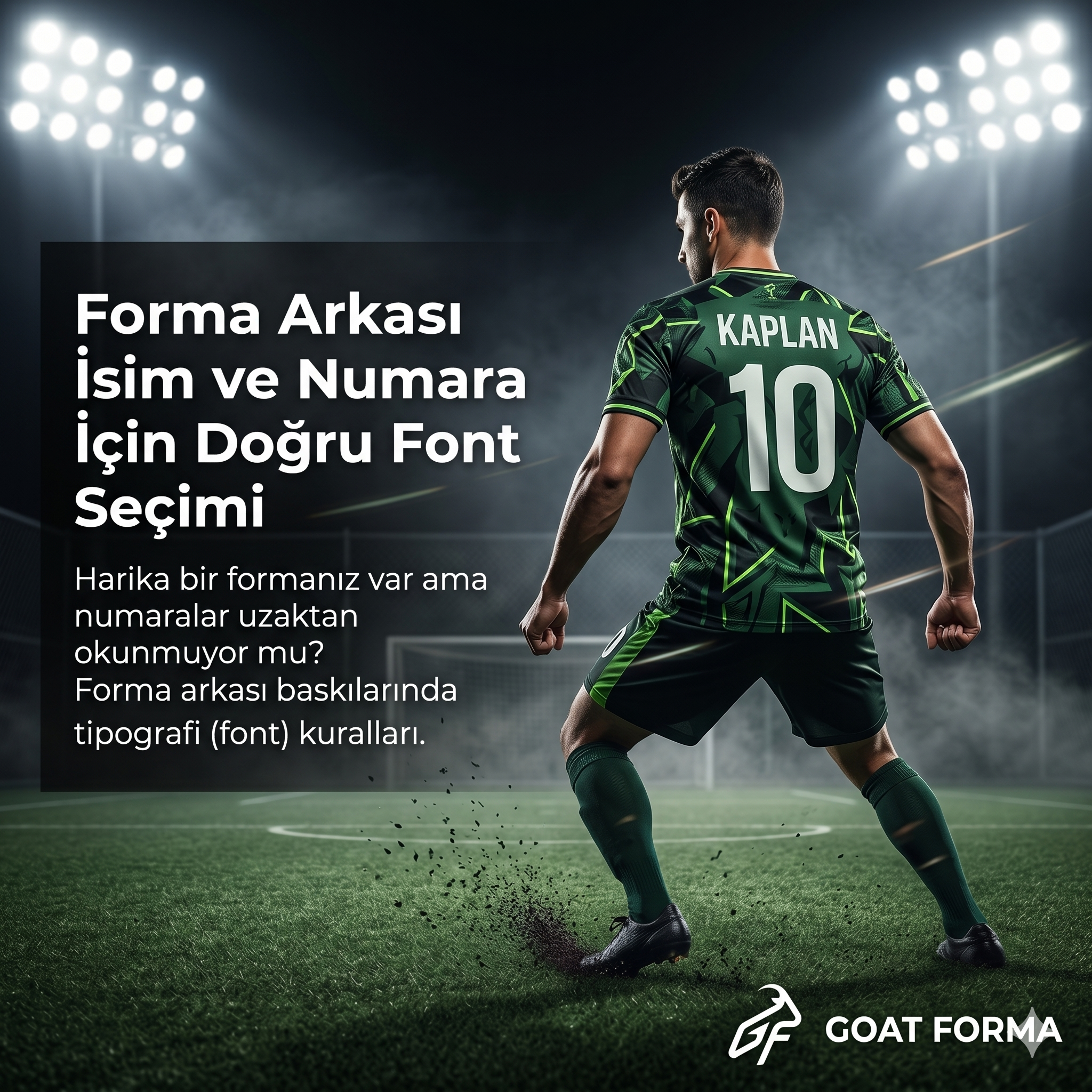 Forma Font Seçimi Rehberi: İsim ve Numara Tasarımı